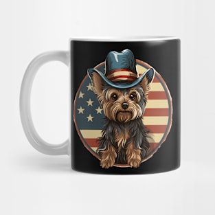 Yorkshire Terrier 4th of July Mug